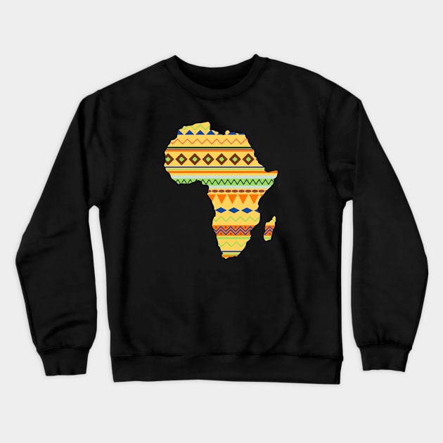 Africa Crewneck Sweatshirt by Lamink